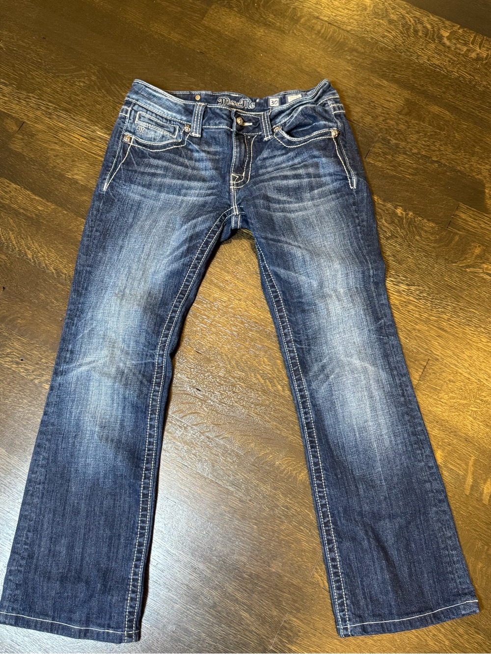 Miss Me Dark Blue Boot Cut Jeans